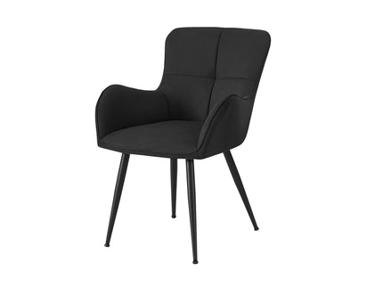 Dining Chair For Kitchen (Set of 2) - Black