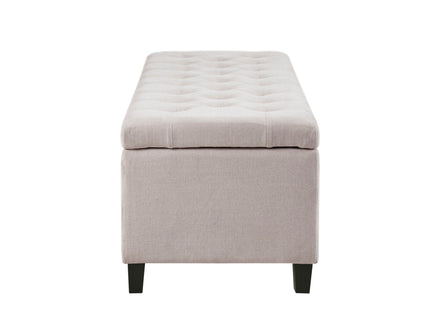 Elegant Design Tufted Top, Soft Close Storage Bench