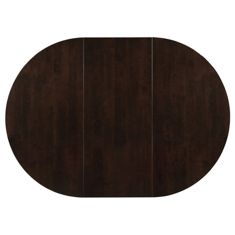 Gianna - 5 Piece Dining Set With Oval Table And Side Chairs - Cappuccino