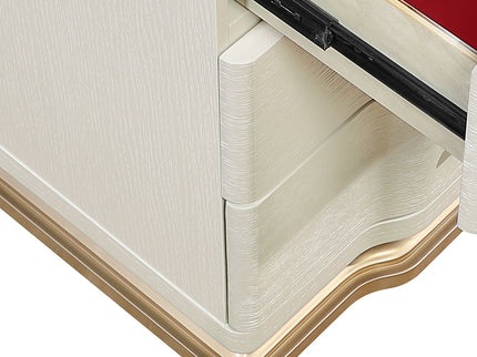 Lexington - 3 Drawer Nightstand - Beige