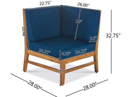 Perla - 5 Pieces Sofa Set