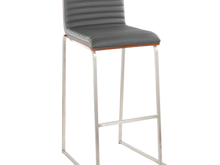 Mason Mara - Contemporary Fixed Height Barstool (Set of 2)