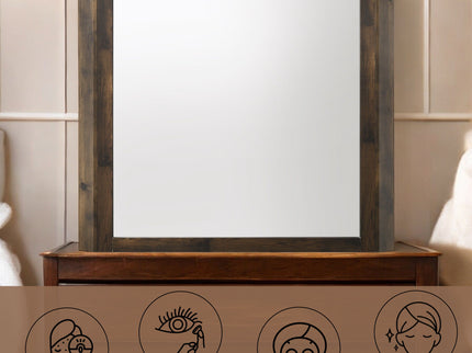 Elettra - Rustic Mirror - Walnut