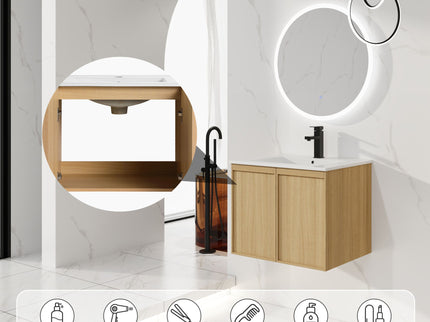 Floating Bathroom Vanity With Sink Combo