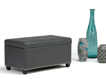 Amelia - Transitional Storage Ottoman Bench