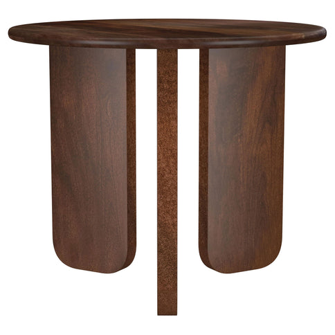 Columbo - 3 Piece Coffee And End Table Set With Round Tops - Brown