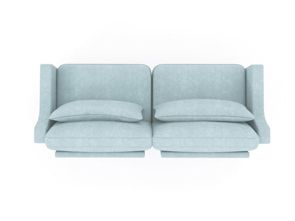 Elegant Sofa With Ergonomic Design And Lumbar Pillows
