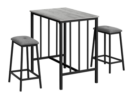 3 Pieces Dining Set, Counter Height, Rectangular, Small, Contemporary & Modern