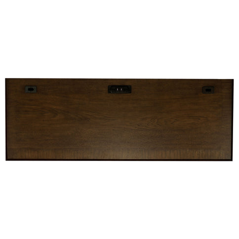 Stigham - 5 Drawer Credenza Office Desk - Oak