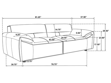 Hudson - Wide Track Arms Sofa