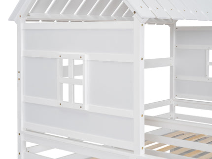 House Platform Beds With 2 Drawers, Side By Side Design
