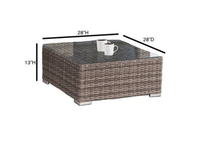 Outdoor Wicker Seating Group With Cushions