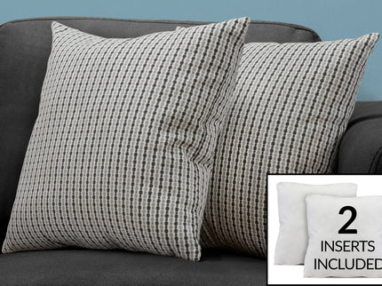 Pillows, Square, Insert Included, Decorative Throw, Hypoallergenic