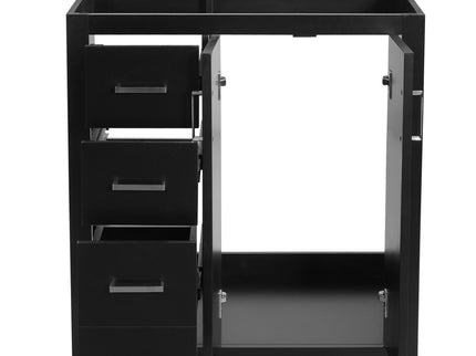 Retro Style Bathroom Vanity With 3 Drawers & Soft-Closing Doors