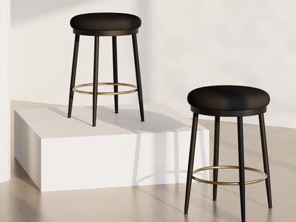 Stylish Design Counter Stools (Set of 2)
