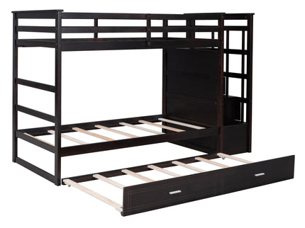 Bunk Bed With Trundle And Staircase