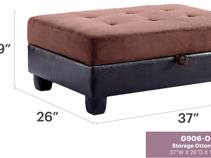 Stylish Storage Contemporary Ottoman