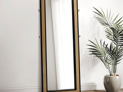 Benson - Standing Floor Mirror - Black