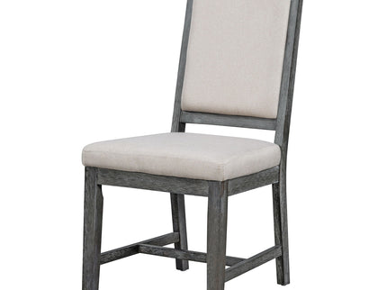 Dining Set & Extendable Round Table And 4 Upholstered Chairs
