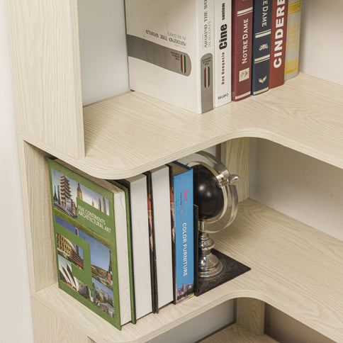 L-Shaped Design Corner Bookshelf