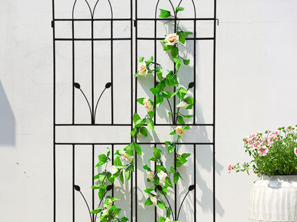 Metal Garden Trellis Rustproof For Climbing Plants Outdoor Flower Support