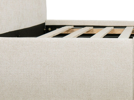 Archie Puffy Grounded - Upholstered Platform Bed