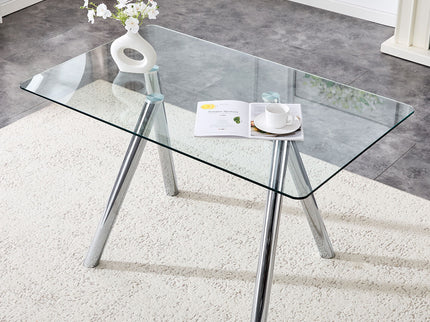 Dining Table With Transparent Surface