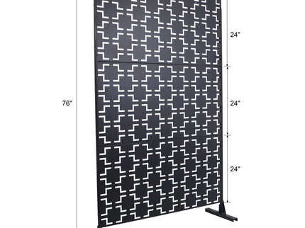 Outdoor & Indoor Metal Privacy Freestanding Decorative Screen