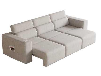 3 Seater Power Recliner Sofa With Wireless Charging And Remote Control