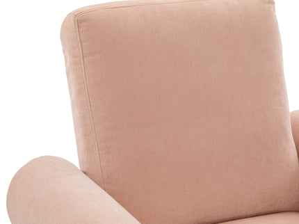 Manual Swivel Recliner Rocker Chair With Adjustable Backrest