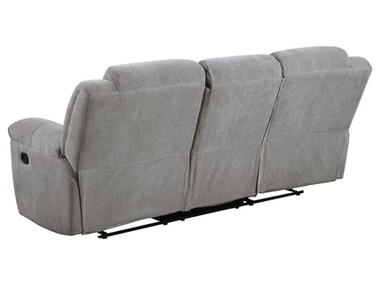 Sebring - Reclining Sofa With Manual Recline - Gray