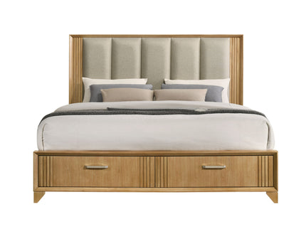Hugo - Storage Bed With Upholstered Headboard