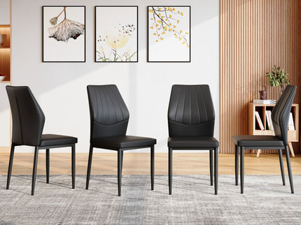 Dining Chairs With Shell Pattern, Comfort And Style