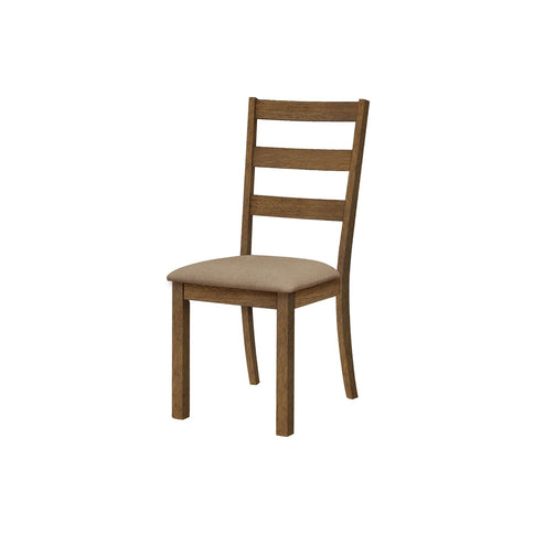Dining Chair, Side, Upholstered For Dining Room, Transitional (Set of 2) - Beige
