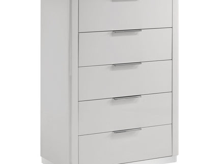 Jazz - 5 Drawer Chest - White