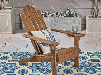 Aurascape - Outdoor Acacia Wood Foldable Adirondack Chair