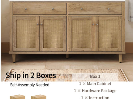 Bathroom Vanity With Double Sink, Large Storage Space