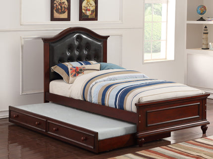 Contemporary Style Bed With Trundle