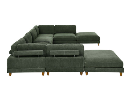 Modern Modular Sectional With Adjustable Back Support