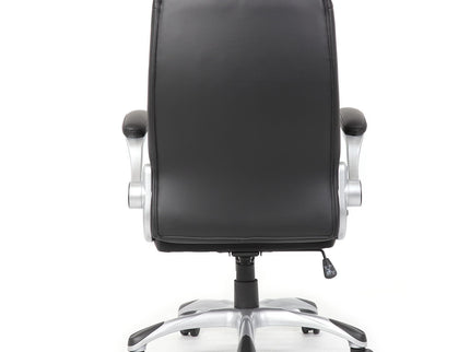 High Back Ergonomic Executive Office Chair, Adjustable Height And Lumbar Support For Home & Office - Black