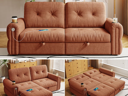 Cloud Like Convertible Sofa Bed With For Living Room