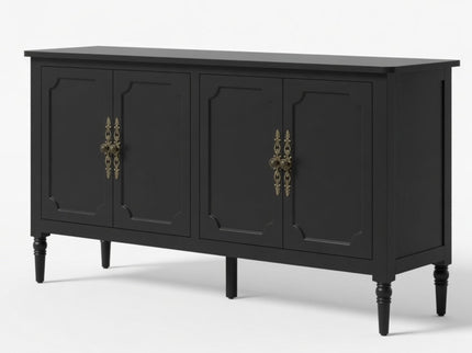 Vintage Buffet Cabinet With Adjustable Shelves
