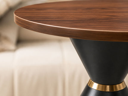 2 Piece Round Coffee Table Set For Living Room