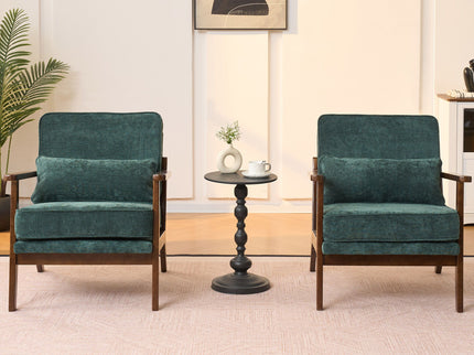 Living Room Chair With Lumbar Pillow
