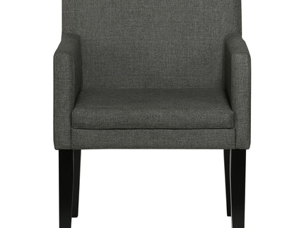 Yorkshire - Upholstered Dining Arm Chair With Cushioned Arms (Set of 2) - Gray