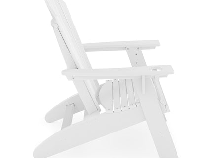 Adirondack Chair Sturdy HDPE Poly Lumber For Poolside, Patio, And Garden Relaxation
