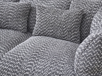 Comfortable Dual Beanbag Chair With High Resilience Foam Core For 2 People