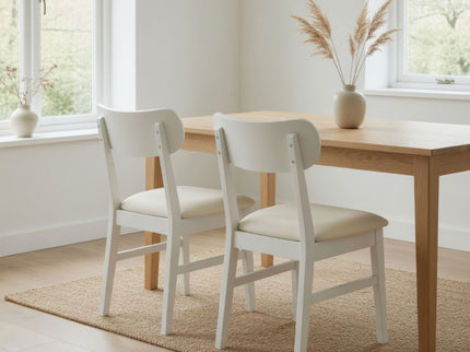 Dining Chairs (Set of 2) - White