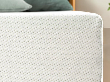 8" Twin Green Tea Memory Foam Mattress In Box - White
