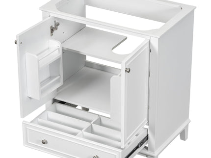 Modern Bathroom Vanity Base Only With Doors And Drawer